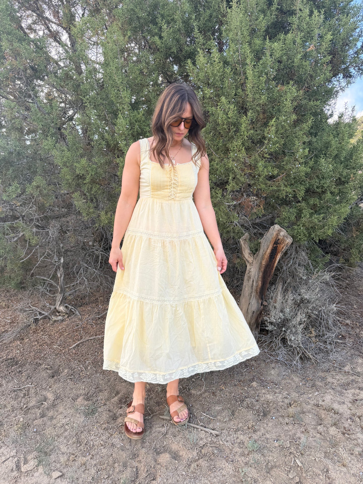 SUMMER YELLOW MAXI DRESS