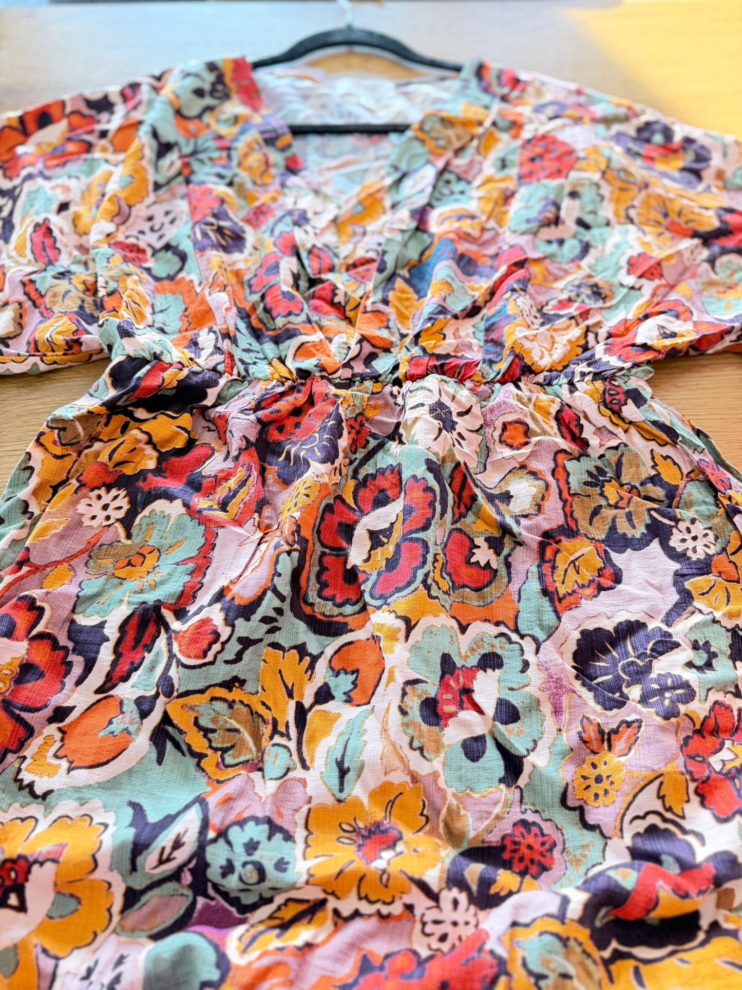 KIMONO SLEEVE DRESS