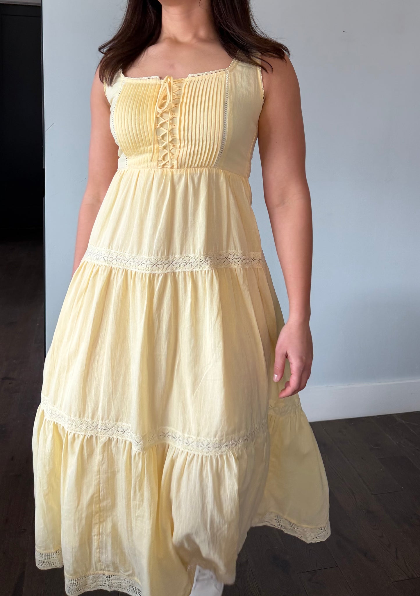 LEMON YELLOW MAXI DRESS
