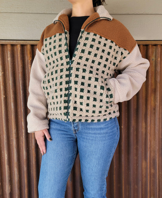 CHECKER MIXED COLOR SHERPA