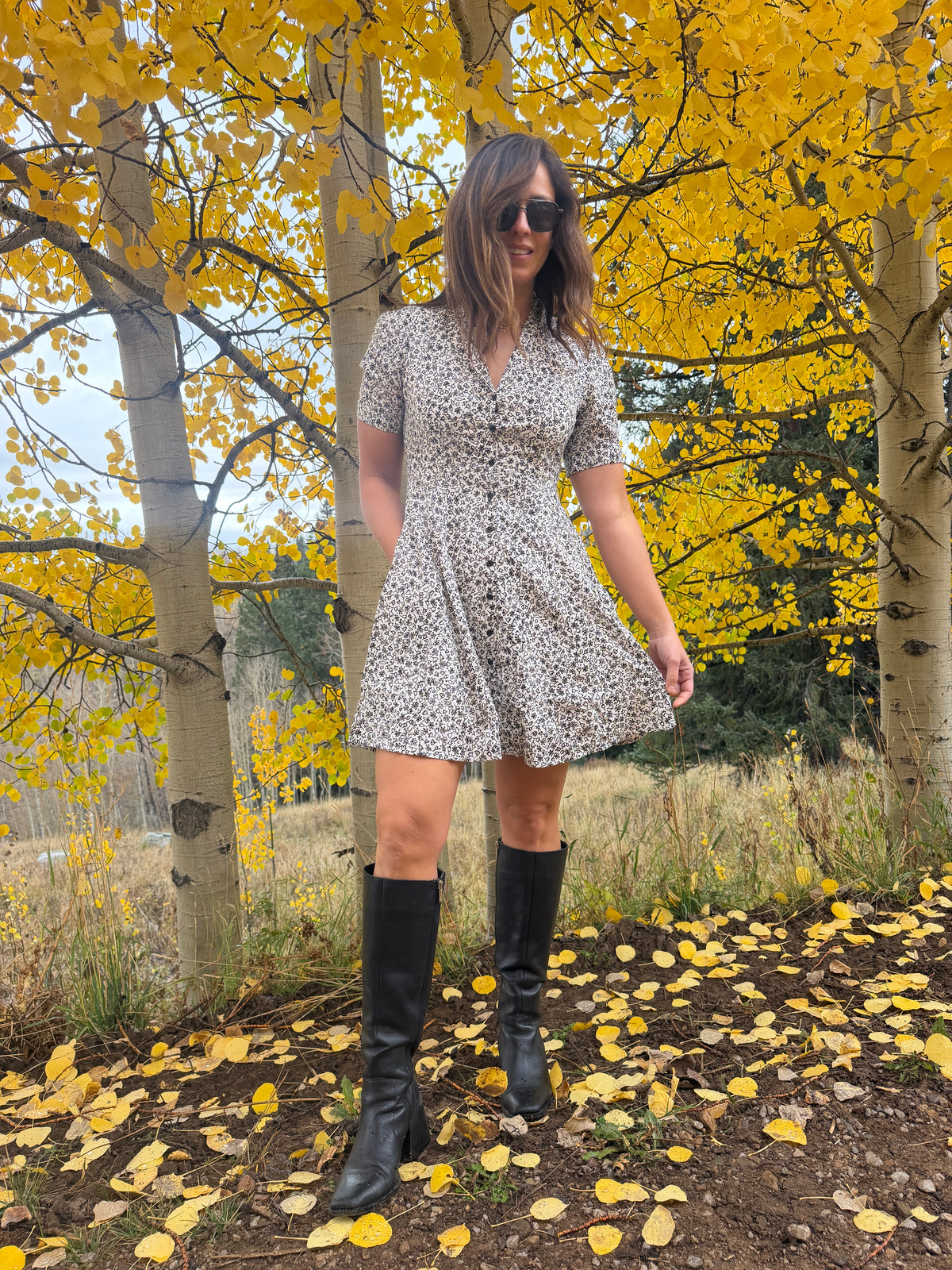 DARLING BUTTON DOWN DRESS