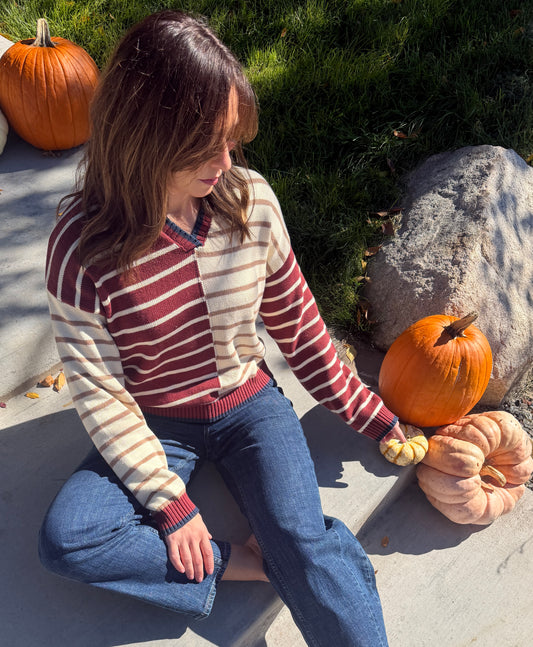 COLORBLOCK CLASSIC STRIPE SWEATER