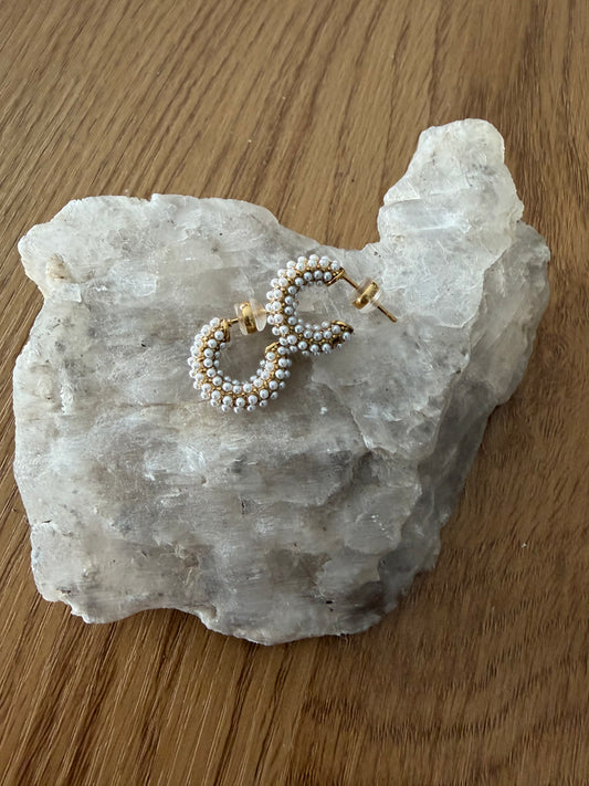 Pearl Hoops