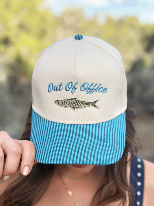 Out Of Office Stripe hat 