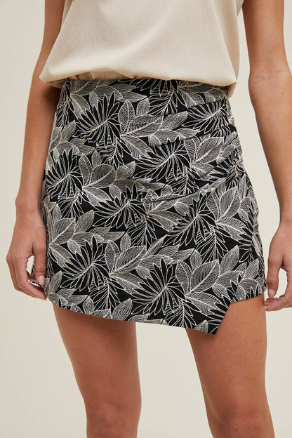 FOLIAGE PRINT SKORT