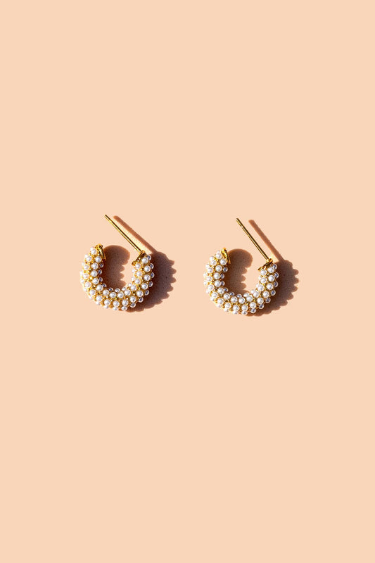 Pearl Hoops